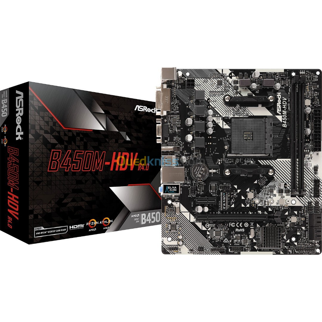 CARTE MERE ASROCK B450M HDV R4.0 