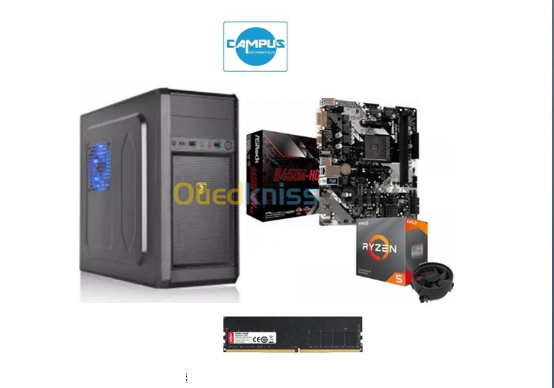 PROMO RYZEN 5 5600G B450M RAM 8GO SSD 256GO VEGA 7 