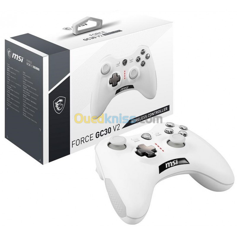 MANETTE SANS FIL MSI FORCE GC30 V2 WHITE