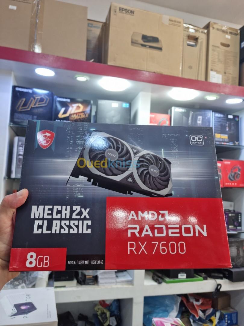 MSI Radeon RX 7600 MECH 2X CLASSIC 8G OC - Oran Algérie