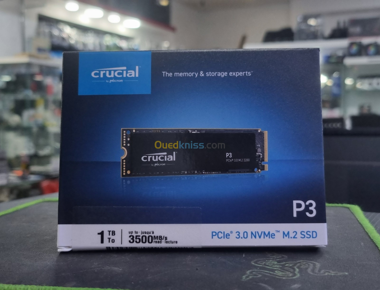 Crucial P3 1To M.2 PCIe Gen3 NVMe SSD interne - Oran Algeria