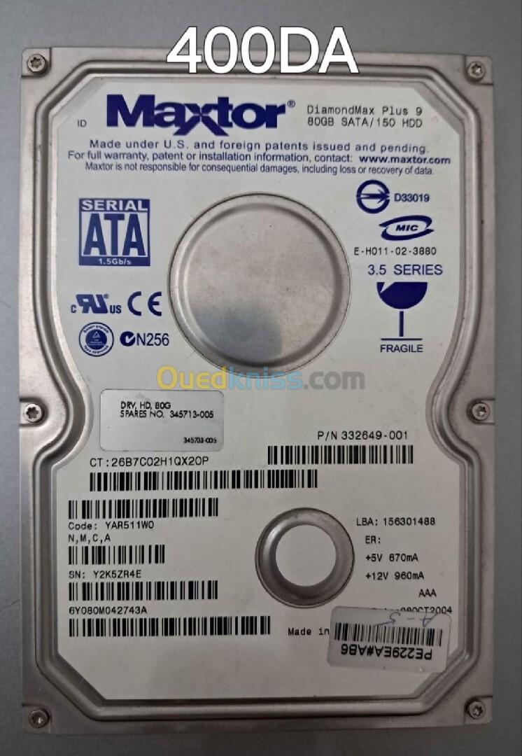 2 disk hdd 40gb/80gb