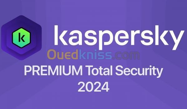 Kaspersky Premium Total Security 2024  Antivirus Clé 2ans