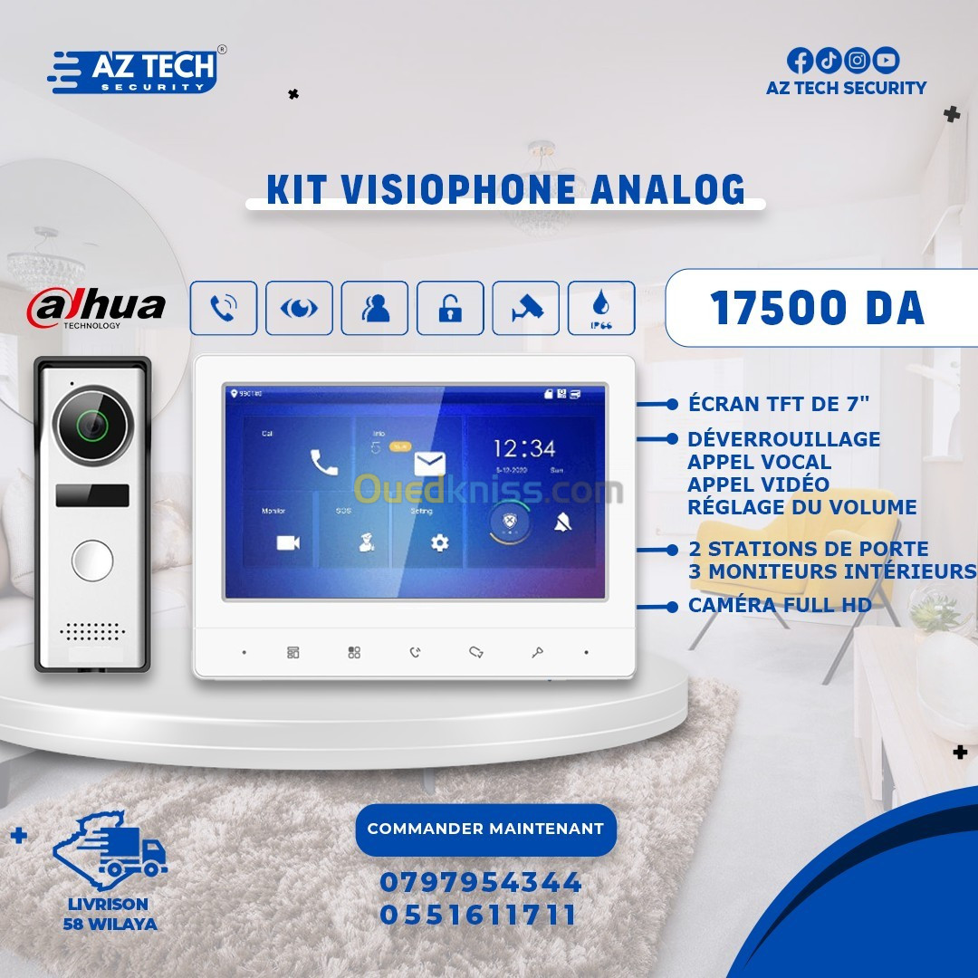 KIT VISIOPHONE ANLG DAHUA kta02