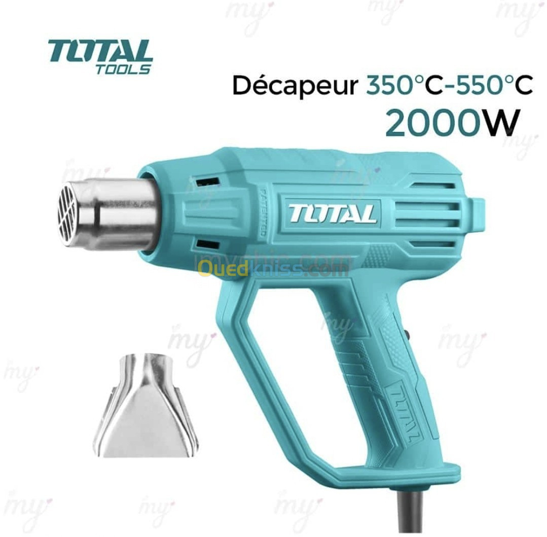 Décapeur 350C550C 2000W TOTAL TB200365