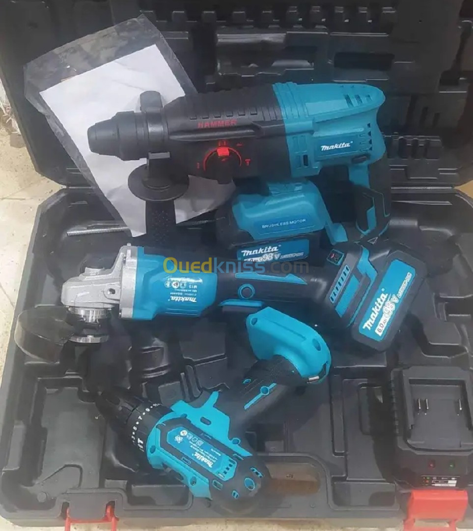 kit makita 3 articles 98v 