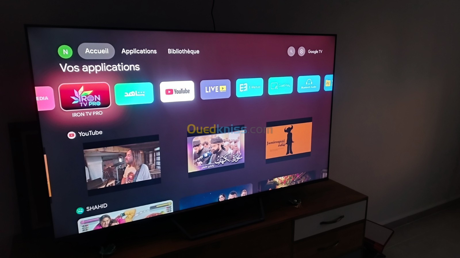 TV IRIS 65 QLED Q7010 ANDROID 11 GOOGLE TV