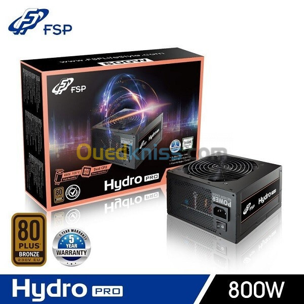 ALIMENTATION FSP HYDRO PRO 500W 80 PLUS BRONZE