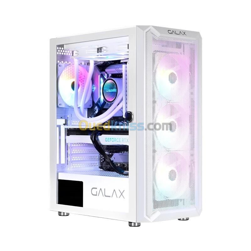 BOITIER GALAX REVOLUTION 07 WHITE 4 FANS RGB