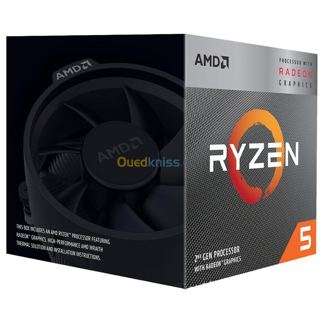 AMD RYZEN 5 3400G WITH RADEON VEGA 11 GRAPHICS