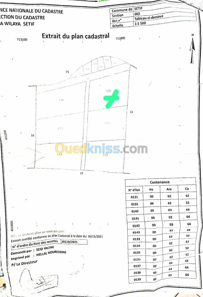 Vente Terrain Sétif Setif