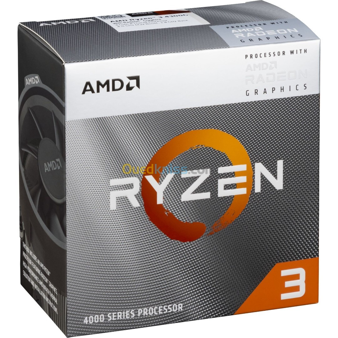 CPU AMD Ryzen 3 4300G 3.8GHz/4Ghz 4Mo Cashe 4C/8T Box