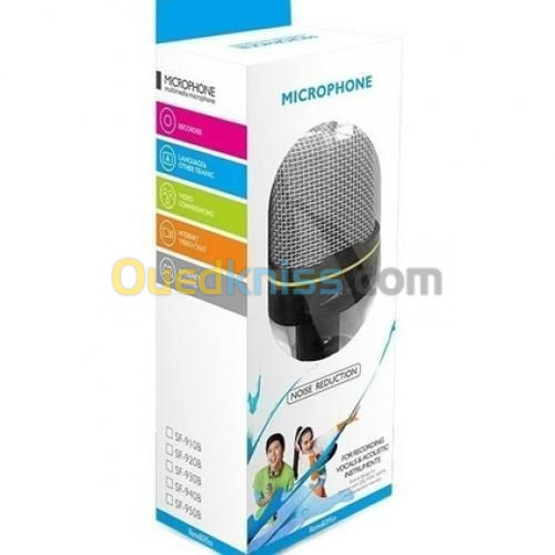 Microphone Condenser Professional Studio PC + Trépied - Sf920- Noir