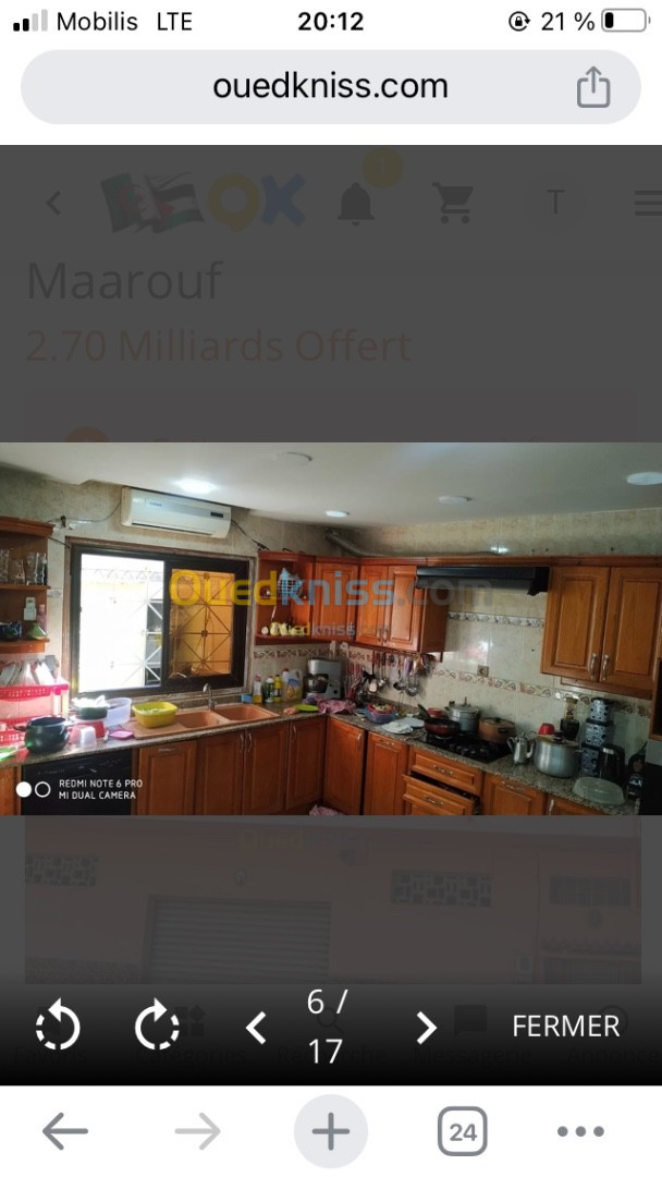 Vente Villa Oran Sidi maarouf