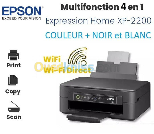 Imprimante multifonction EXPRESSION XP-(2200) ( إبسون ) 4 en 1 - Jet d'encre Couleur WIFI