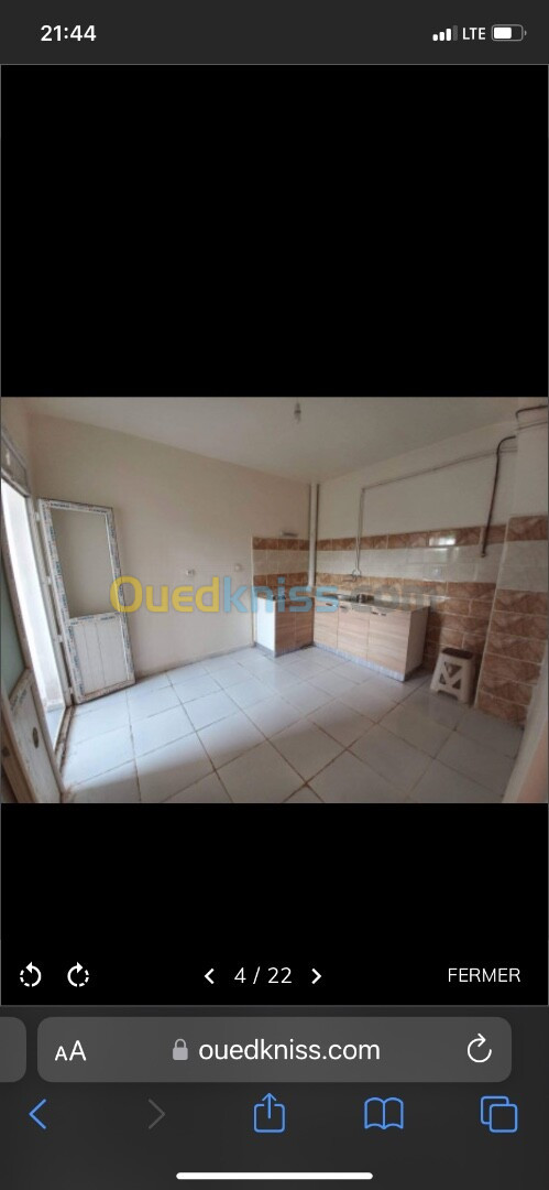 Vente Appartement F3 Blida Meftah