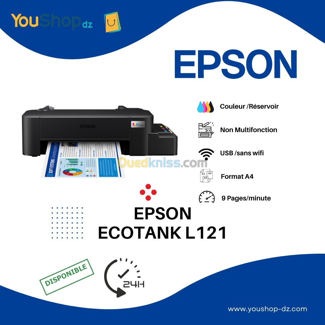 EPSON WF-7620DTWF - Imprimante Multifonction A4/A3
