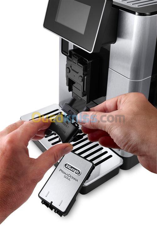 Machine a cafe broyeur et cappuccino DELONGHI primadonna SOUL-19 BARS ECAM610,55