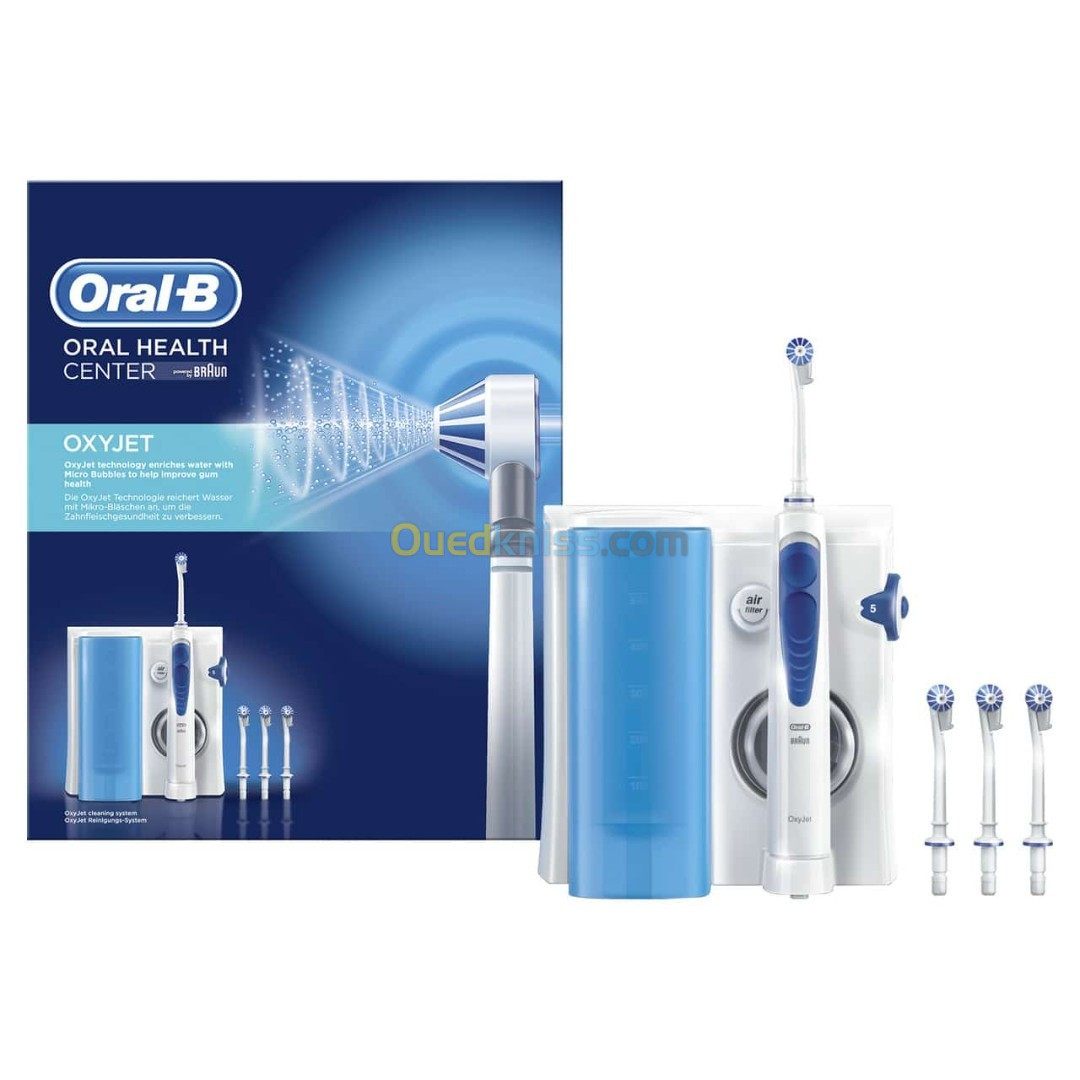 Nettoyeur dentaire a oxygen Oral-B - Hydropulseur - Professional Care - Oxyjet+ORAL-B 3000 INCLUS