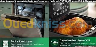 Philips Friteuse sans huile PHILIPS AIRFRYER CONNECTE SERIE 5000 XXL 