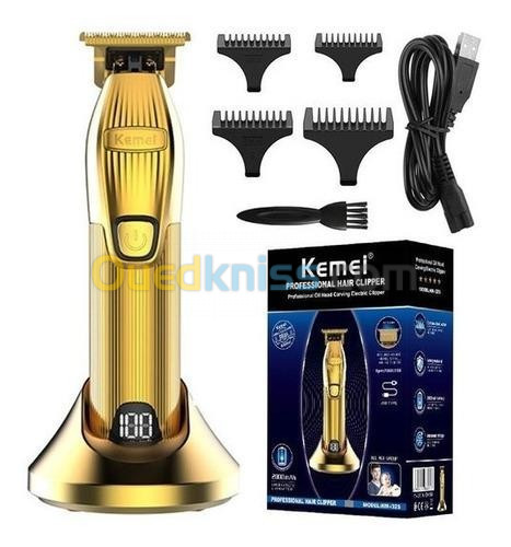 Tondeuse à cheveux professionnelle KEMEI KM-i32S -LCD GOLD