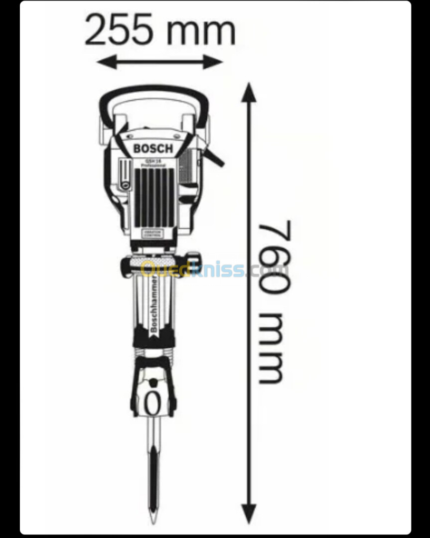 MARTEAU PERFORATEUR 14 J 1750 W BOSCH