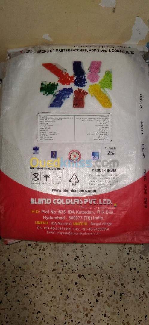 Colorant plastique 