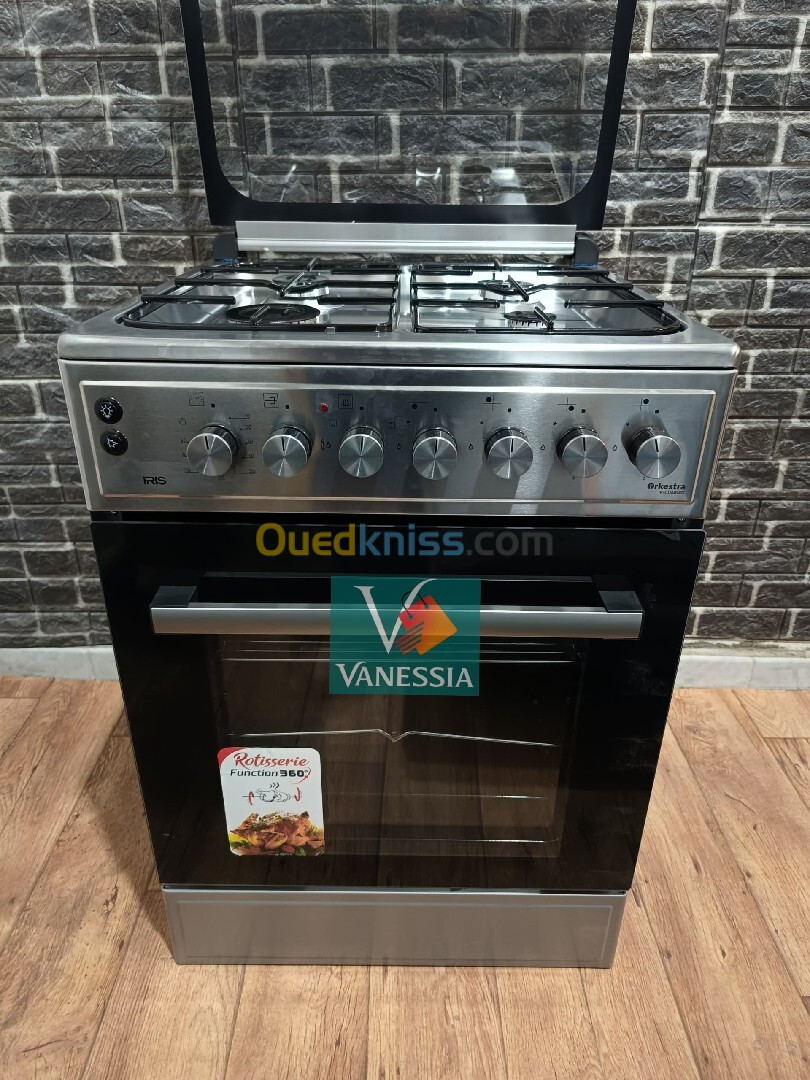 Cuisinière marque iris inox 4feux