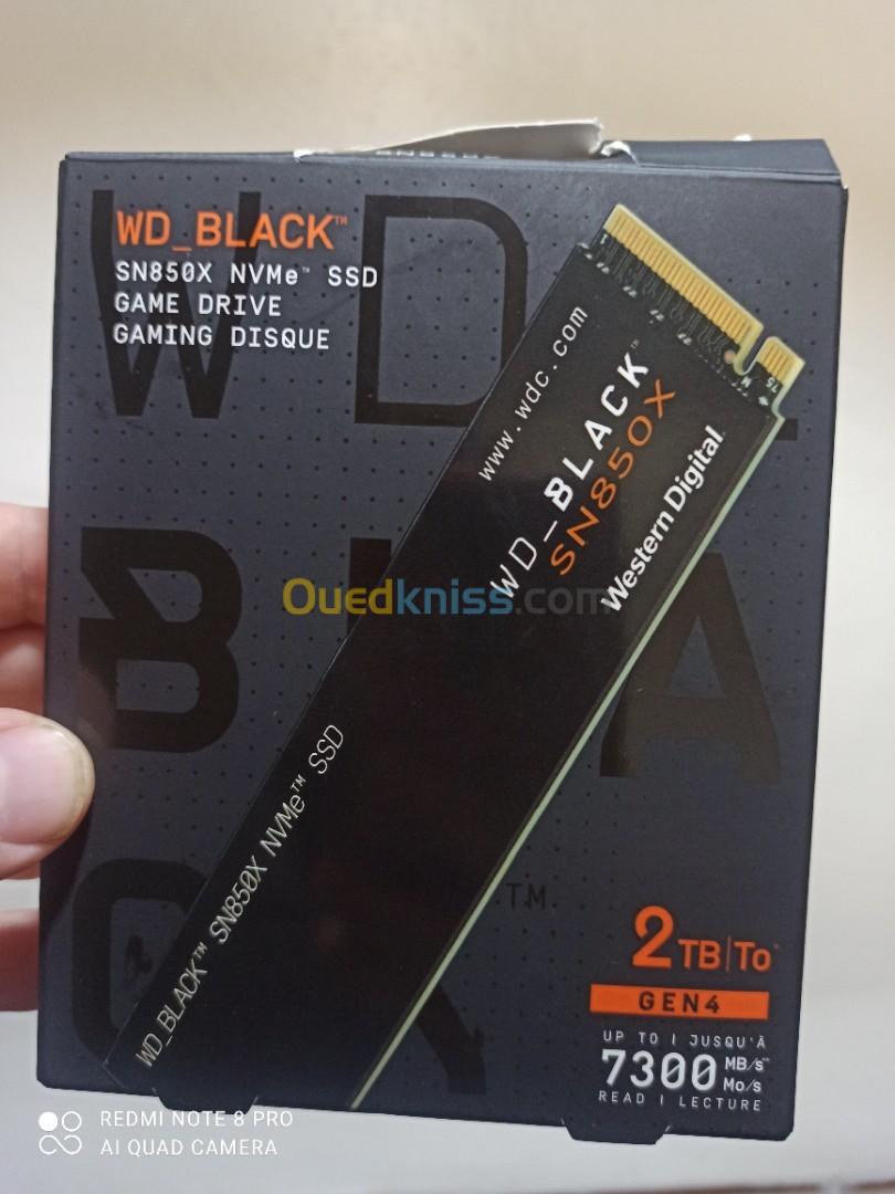 SSD Nvme WD Black SN850X 2to