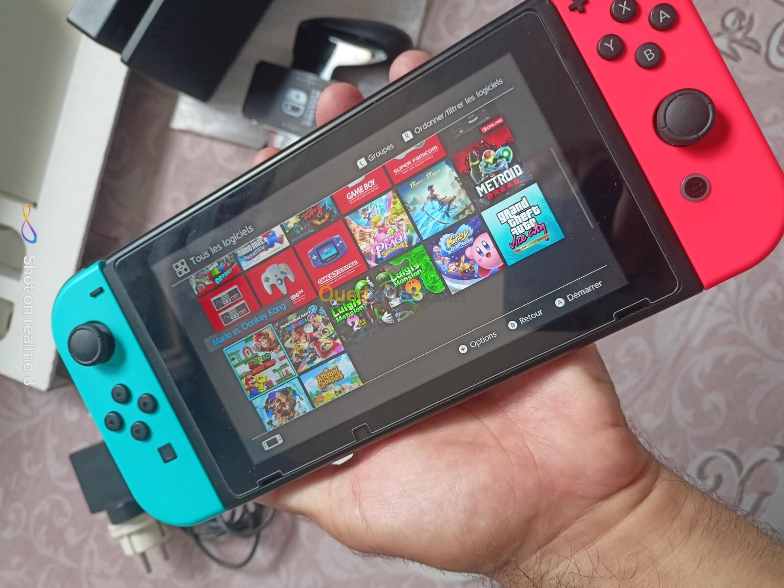 Nintendo switch flache en boite 