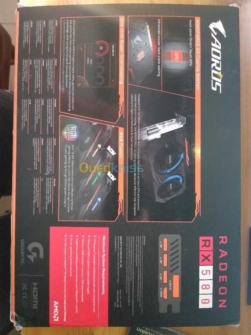 AORUS RADEON RX 580 4GB DDR5 RGB