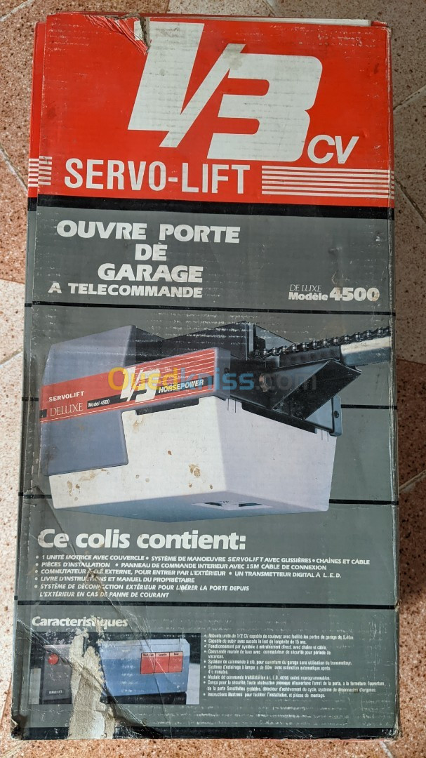 MOTORISATION POUR PORTE DE GARAGE - SERVO LIFT - MODEL 4500