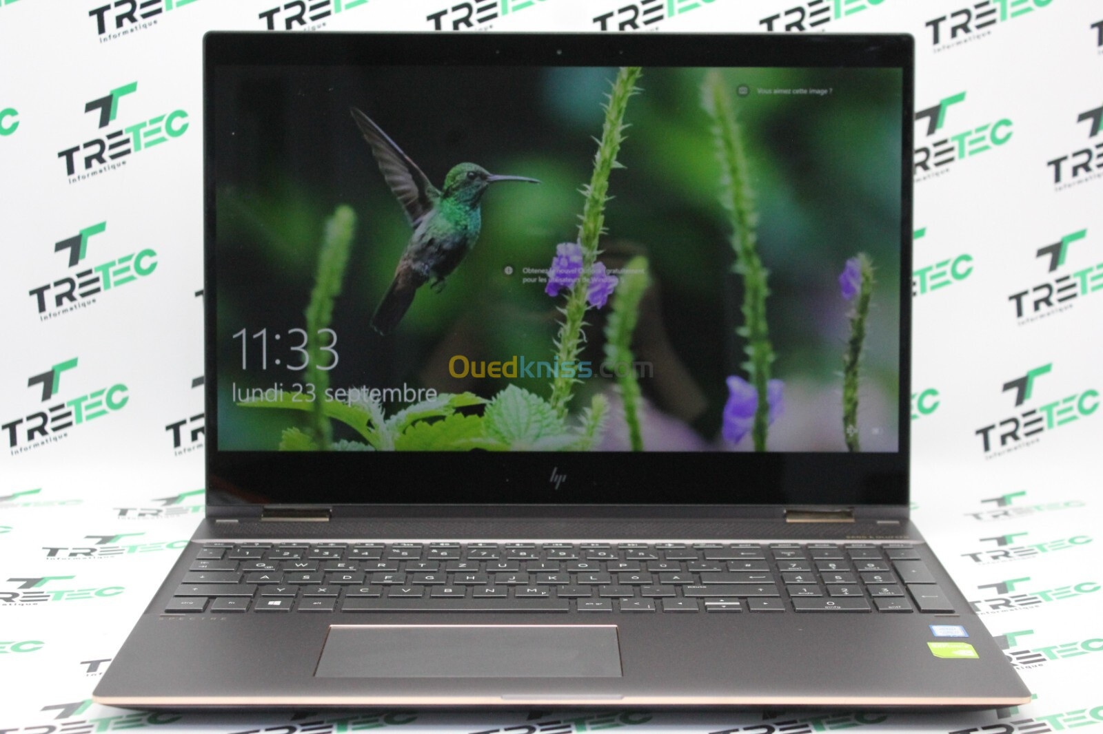 HP SPECTRE MODELE 15 X360 i7-8550U 16GB 1TB SSD ECRAN 15"4K TACTILE 360