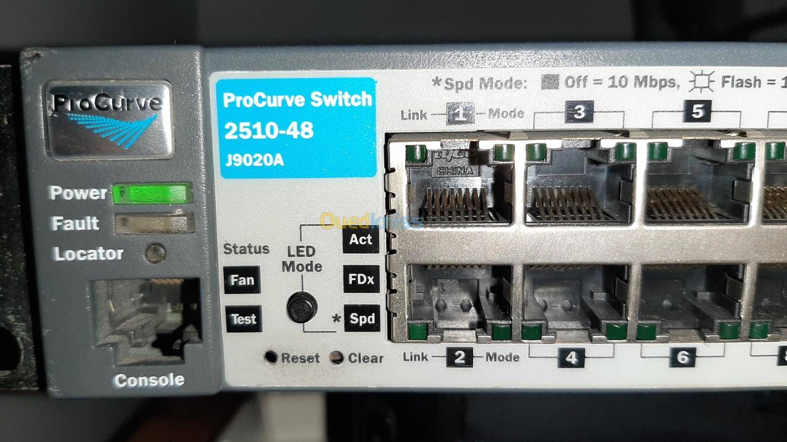 Switch HP Procurve 2510 ,48 