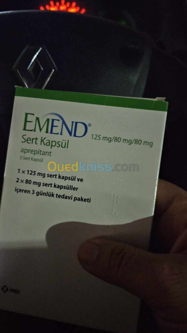 EMEND  gélules aprepitant 125mg 80mg