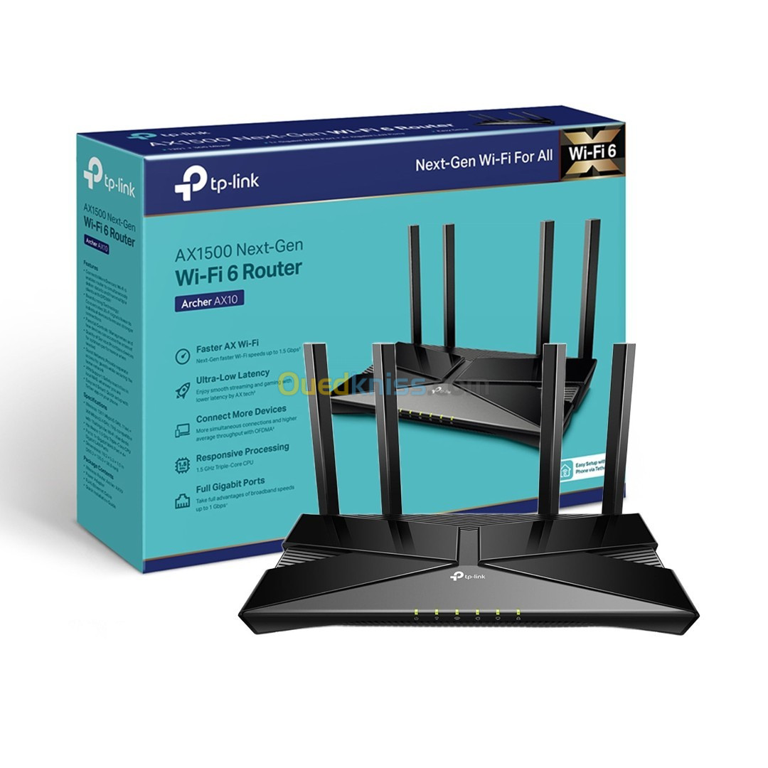 WIFI 6 Router AX1500 Next-Gen 