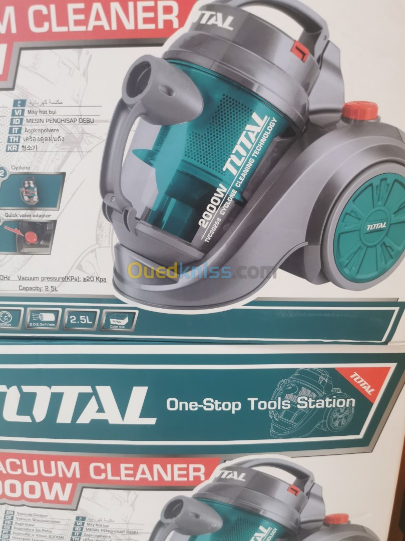 ASPIRATEUR TAPIS 2000W TOTAL 