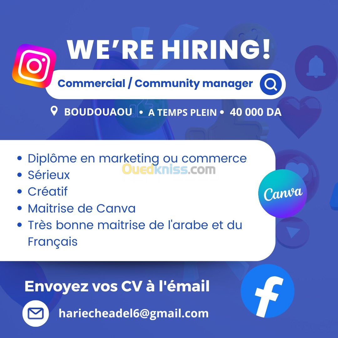 Commercial / Community manager 