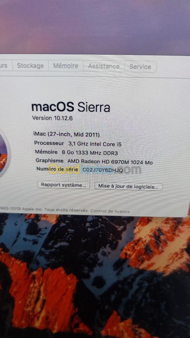 I Mac mid 2011 peut servie 
