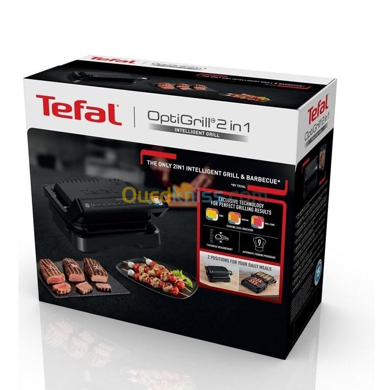  Panini Tefal OptiGrill  2-en-1 GC772810 Grill- 9 programmes