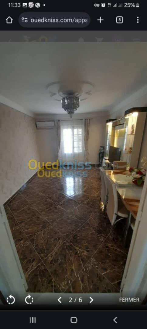 Vente Appartement F3 Alger Ain benian