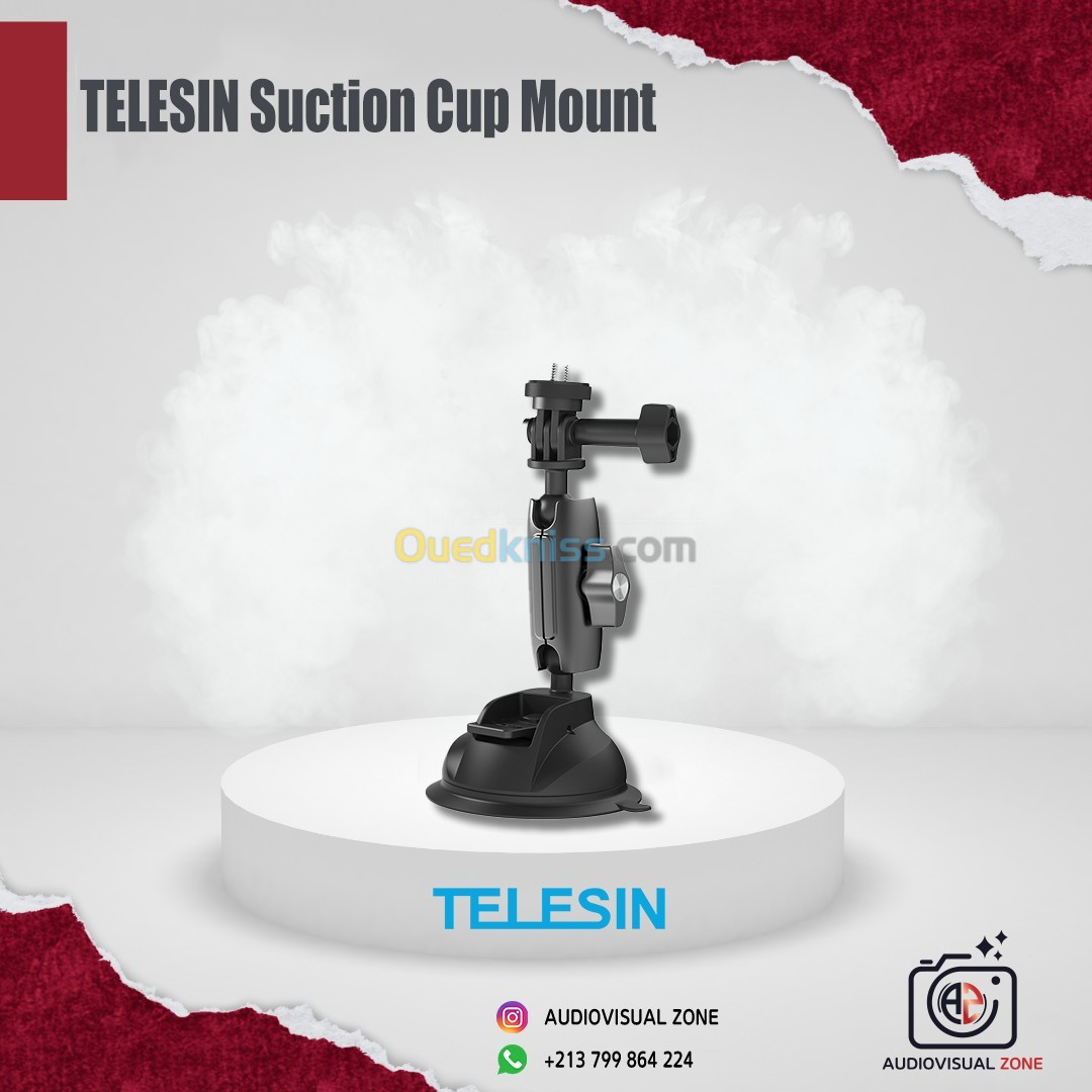 TELESIN Suction Cup Mount