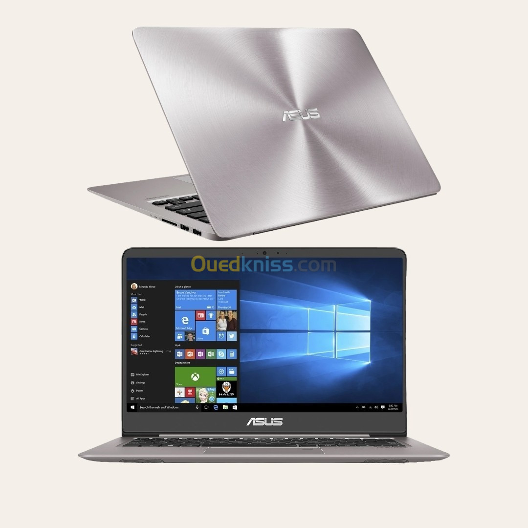 Laptop ASUS ZenBook 14"/ i5-8250U 1.60 - 1.80 / 8 Go DDR4 / 128 Gb SSD + 500 Gb HDD / Full HD 1080