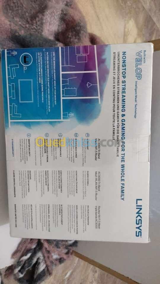 LINKSYS  TRI_BAND MESH WIFI 5 ROUTER