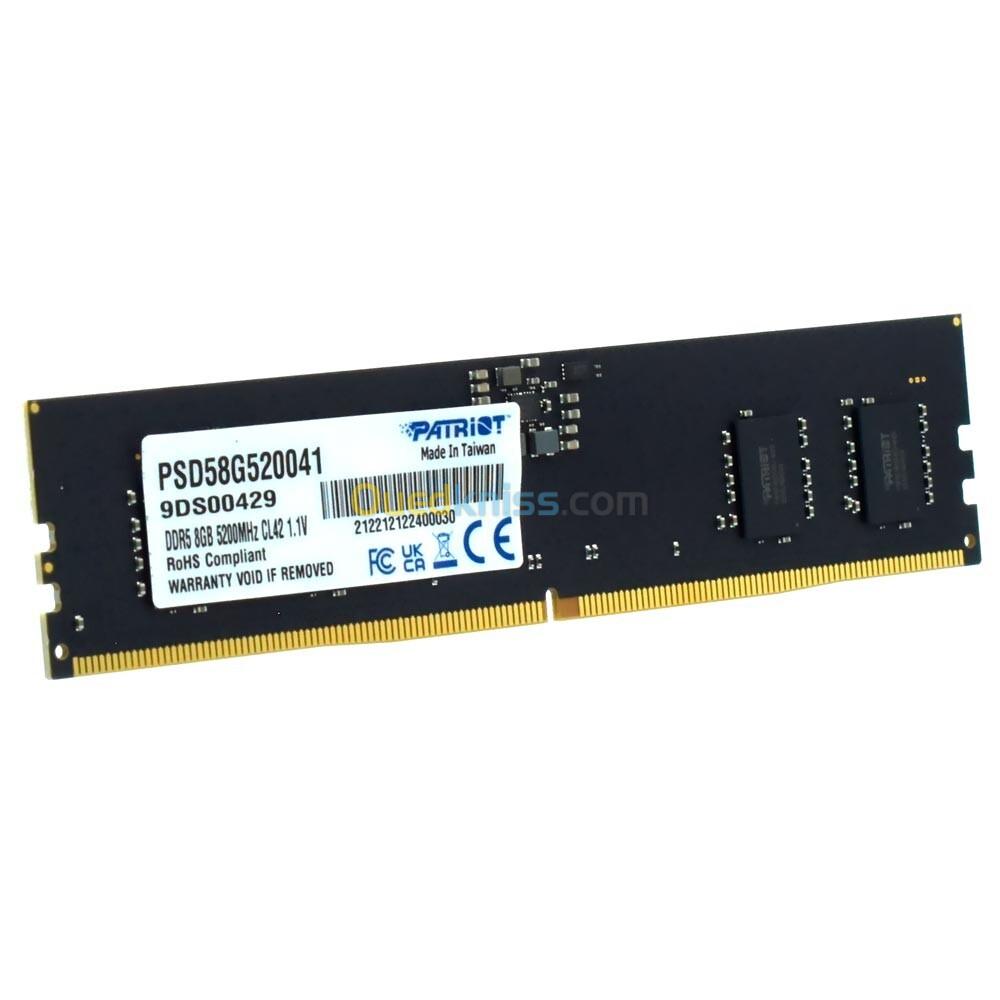 Ram Patriot Signature DDR5  8GB 5200MHz CL42 UDIMM