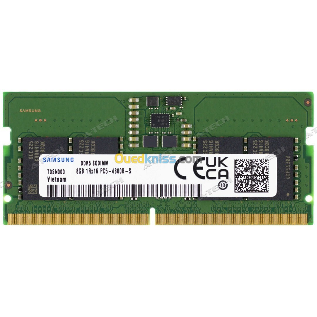 Ram Samsung 8GB DDR5 4800 MHz PC5-38400 SODIMM 