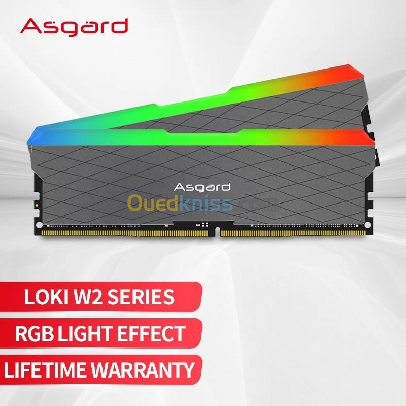 Ram Asgard Loki Ddr4 rgb Séries 16GB (2 x 8GB) 3200mhz Grey