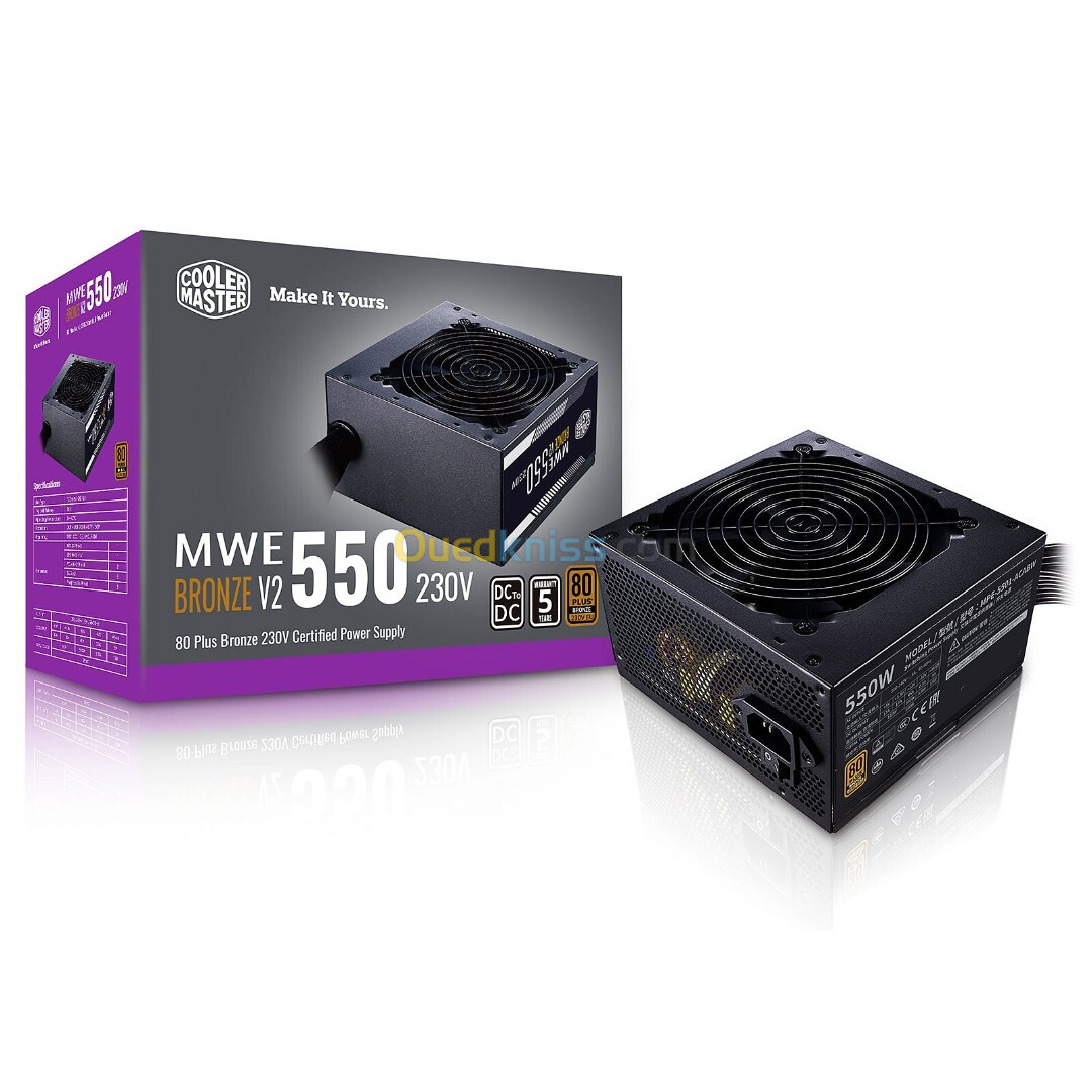 PSU GAMER Cooler Master MWE Bronze 650W V2/Cooler Master MWE Bronze 550W V2