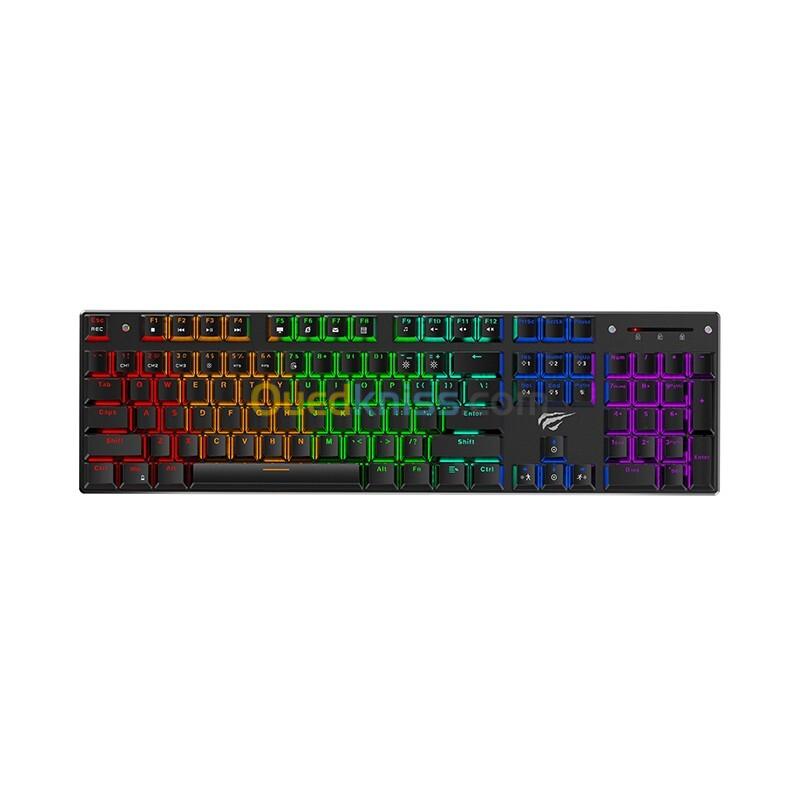 Clavier gamer HAVIT Mécanique HV-KB498L Rétro-éclairé