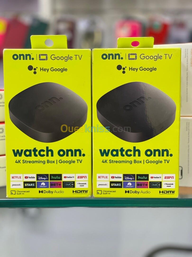 Watch onn 4K streaming Box|Google Tv